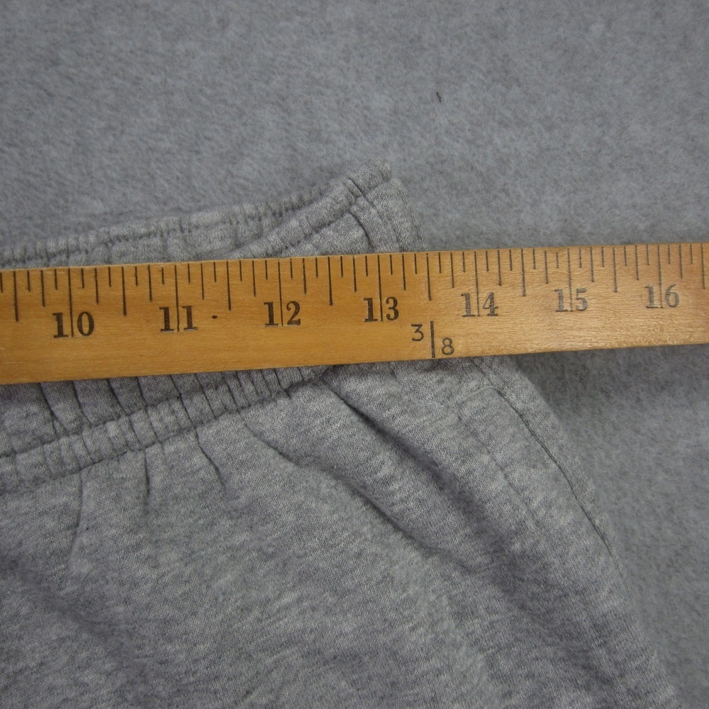 Nike Jogger Mens Small Gray Sweatpants Fleece Cuffed Cotton Blend - Picture 7 of 12